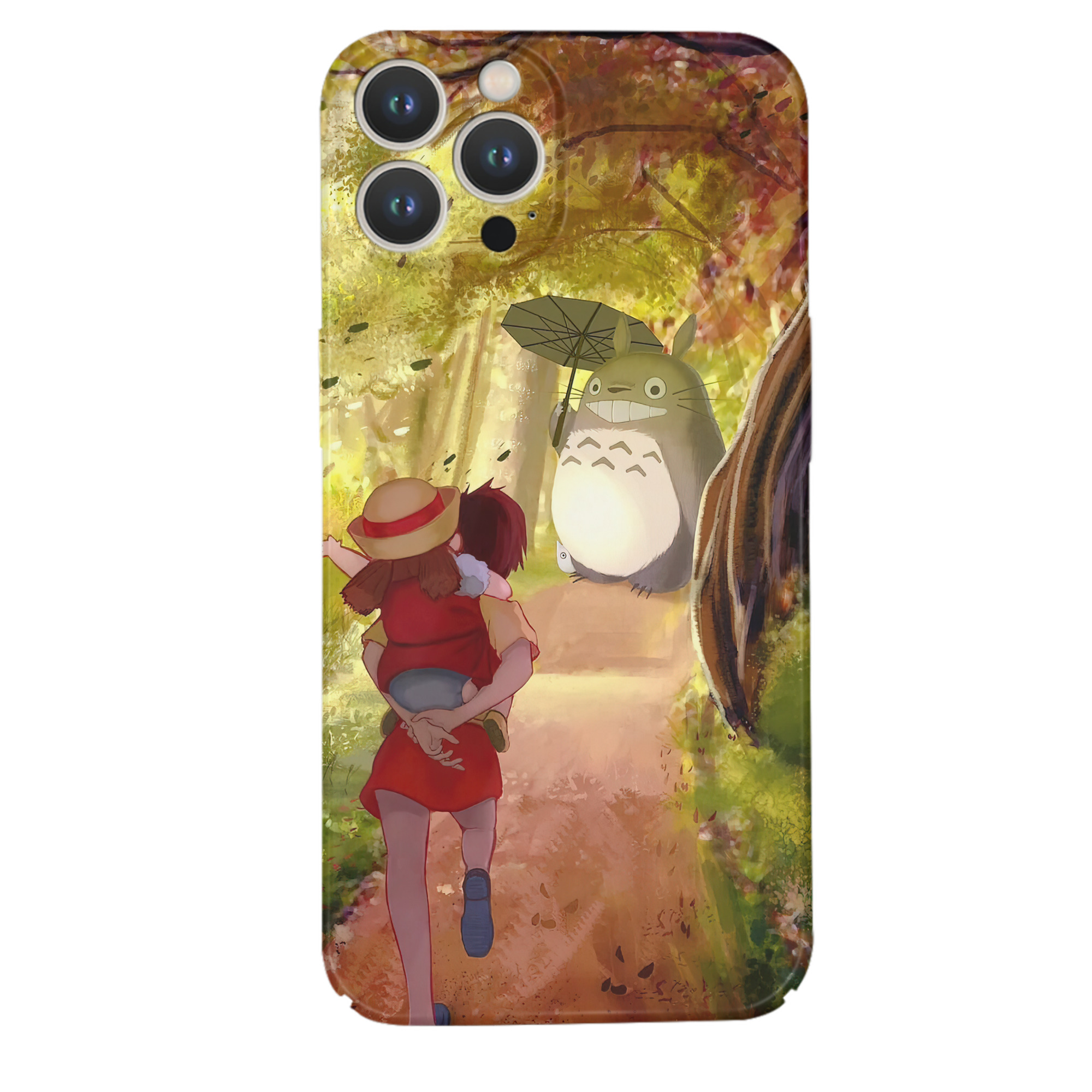 （画像用） となりのトトロ 草壁メイ 草壁サツキ My Neighbor Totoro Satsuki Kusakabe Mei Kusakabe 【iPhone 14シリーズ対応】ハードケース